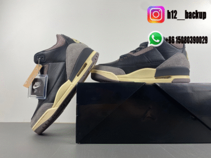 A Ma Manière x Air Jordan 3 “Black” AMM FZ4811-001 - Image 5