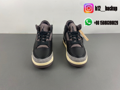 A Ma Manière x Air Jordan 3 “Black” AMM FZ4811-001 - Image 3