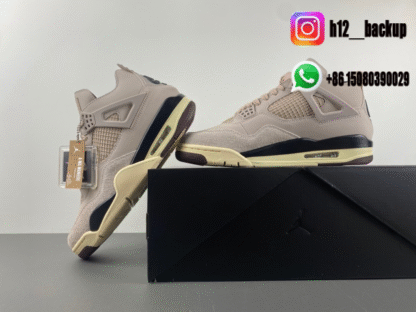A Ma Maniére x Air Jordan 4 “Fossil Stone” FZ4810-200 - Image 7