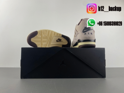 A Ma Maniére x Air Jordan 4 “Fossil Stone” FZ4810-200 - Image 6