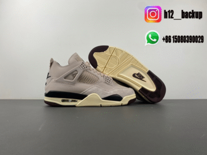 A Ma Maniére x Air Jordan 4 “Fossil Stone” FZ4810-200 - Image 4