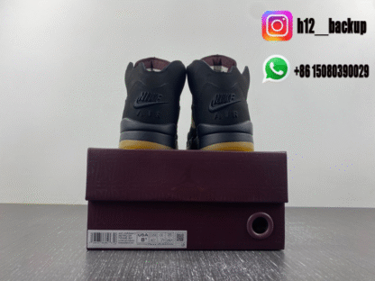 A Ma Maniére x Air Jordan 5 “Black” FD1330-001 - Image 8