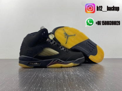 A Ma Maniére x Air Jordan 5 “Black” FD1330-001 - Image 3