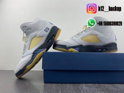 A Ma Maniere x Air Jordan 5 “Diffused Blue FZ5758-004 - Image 6