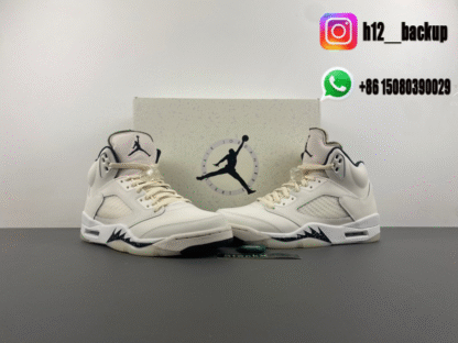 AIR JORDAN 5 RETRO 'WHITE BLACK' DD0587-110