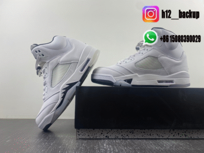 AIR JORDAN 5 RETRO 'WHITE BLACK' DD0587-ID1 - Image 5