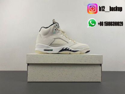 AIR JORDAN 5 RETRO 'WHITE BLACK' DD0587-110 - Image 6