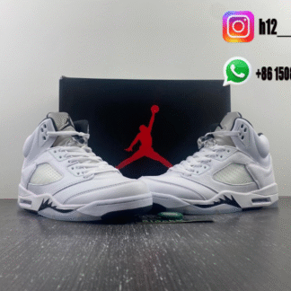 AIR JORDAN 5 RETRO 'WHITE BLACK' DD0587-ID1
