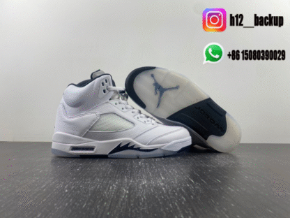 AIR JORDAN 5 RETRO 'WHITE BLACK' DD0587-ID1 - Image 3