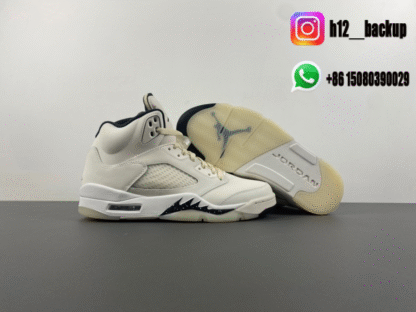 AIR JORDAN 5 RETRO 'WHITE BLACK' DD0587-110 - Image 3