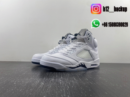 AIR JORDAN 5 RETRO 'WHITE BLACK' DD0587-ID1 - Image 2