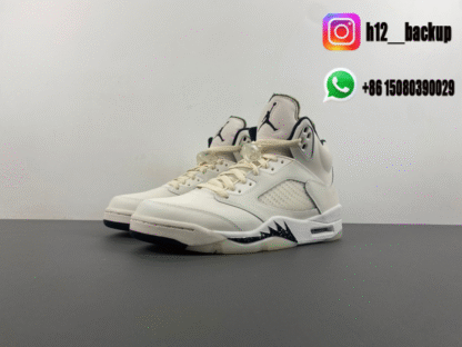 AIR JORDAN 5 RETRO 'WHITE BLACK' DD0587-110 - Image 2
