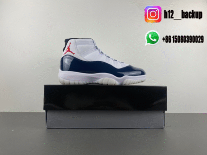 Air Jordan 11 White/Deep Blue/Red LH0296-400 - Image 7