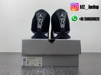 Air Jordan 14 “Black/White/University Red 487471-016 - Image 7