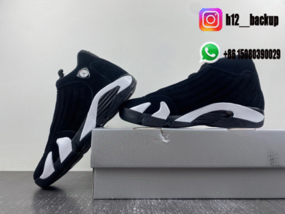 Air Jordan 14 “Black/White/University Red 487471-016 - Image 4