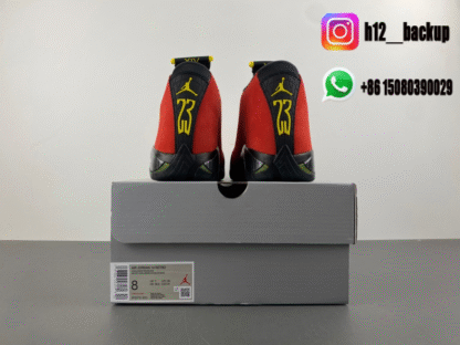 Air Jordan 14 “Ferrari" IF5015-600 - Image 8