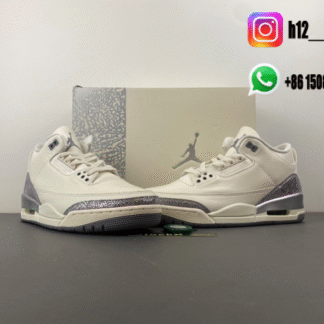 Air Jordan 3 “Sail/Metallic Silver” CK9246-100