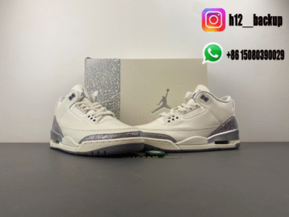 Air Jordan 3 “Sail/Metallic Silver” CK9246-100