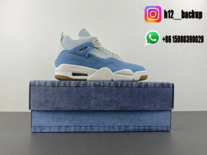 Air Jordan 4 Denim "Worn Blue” IB6716-100 - Image 6