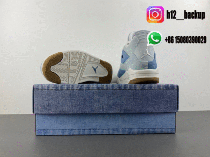 Air Jordan 4 Denim "Worn Blue” IB6716-100 - Image 5