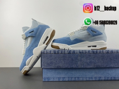 Air Jordan 4 Denim "Worn Blue” IB6716-100 - Image 4