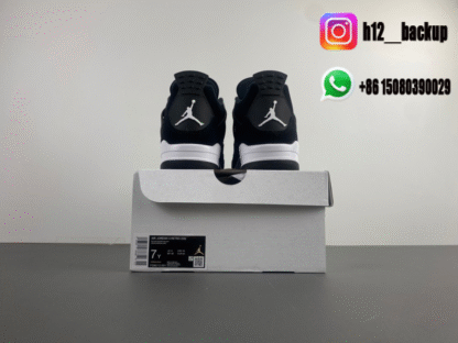 Air Jordan 4 Retro White Thunder FQ8213-001 - Image 8