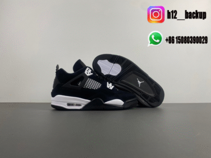Air Jordan 4 Retro White Thunder FQ8213-001 - Image 4