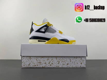 Air Jordan 4 “Vivid Sulfur” AQ9129-101 - Image 8