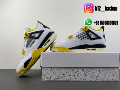 Air Jordan 4 “Vivid Sulfur” AQ9129-101 - Image 4