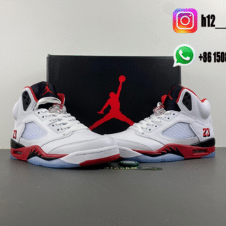 Air Jordan 5 “Fire Red Black Tongue” HQ7978-101