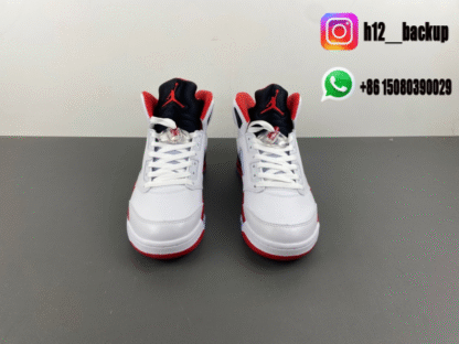Air Jordan 5 “Fire Red Black Tongue” HQ7978-101 - Image 3