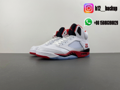 Air Jordan 5 “Fire Red Black Tongue” HQ7978-101 - Image 2
