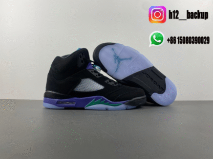 Air Jordan 5 Retro 'Black Grape" 136027-007 - Image 4