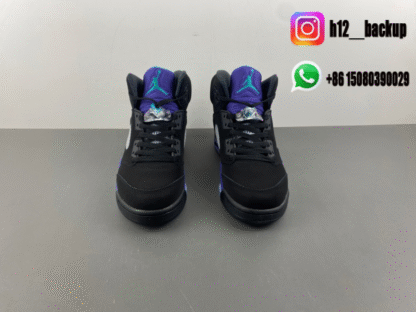 Air Jordan 5 Retro 'Black Grape" 136027-007 - Image 3