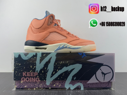 Air Jordan 5 Retro DJ Khaled We The Best Crimson Bliss DV4982-641 - Image 7