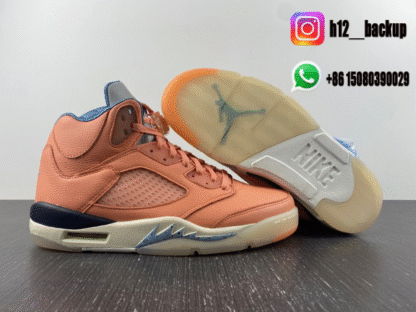 Air Jordan 5 Retro DJ Khaled We The Best Crimson Bliss DV4982-641 - Image 3