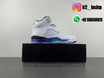 Air Jordan 5 Retro White Grape HQ7978-100 - Image 7