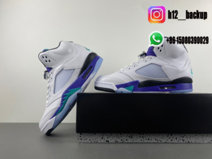 Air Jordan 5 Retro White Grape HQ7978-100 - Image 5