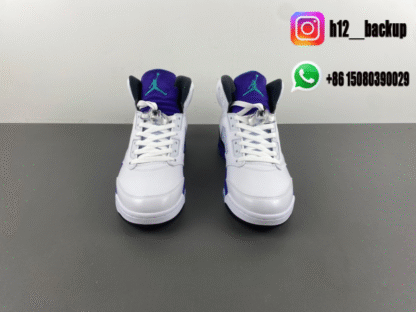 Air Jordan 5 Retro White Grape HQ7978-100 - Image 3