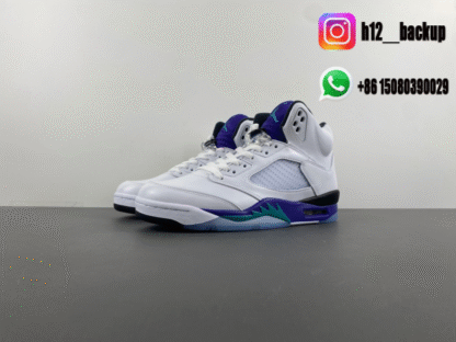 Air Jordan 5 Retro White Grape HQ7978-100 - Image 2