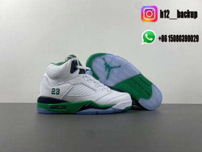 Air Jordan 5 “Lucky Green” DD9336-103 - Image 8