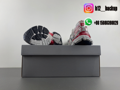 Balenciaga 7.5 gray burgundy 779066-W3RBXP-9160 - Image 6