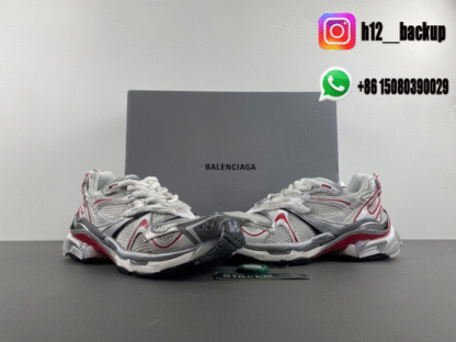 Balenciaga 7.5 gray burgundy 779066-W3RBXP-9160