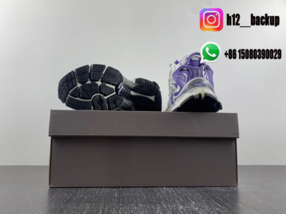 Balenciaga Runner 7.5 white purple 677402-W3RB3-5901 - Image 6