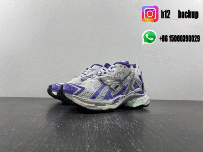 Balenciaga Runner 7.5 white purple 677402-W3RB3-5901 - Image 2