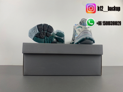 Balenciaga 7.5 white green gray 77274-W3RBW-0623 - Image 6