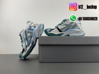 Balenciaga 7.5 white green gray 77274-W3RBW-0623 - Image 5