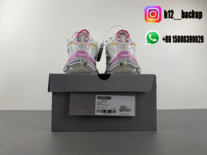 Balenciaga 7.5 silver gray pink 772767-WRUNG 9517 - Image 8