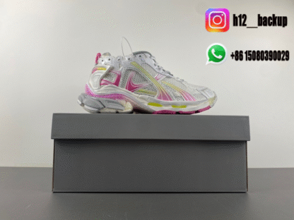 Balenciaga 7.5 silver gray pink 772767-WRUNG 9517 - Image 7