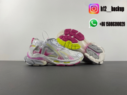 Balenciaga 7.5 silver gray pink 772767-WRUNG 9517 - Image 4